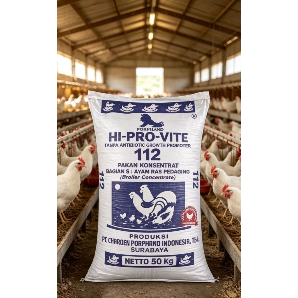 Konsentrat 112 Ayam Pedaging 15Kg Pakan Ayam Unggas