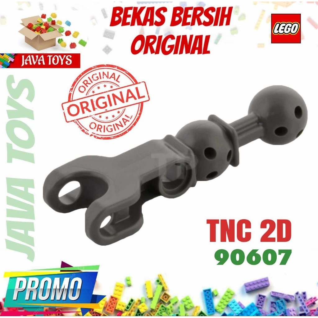 LEGO PART (TNC 2D - 90607 )Large Figure Skeletal, Limb with Ball Joint on Axle and Ball Socket #BEKA