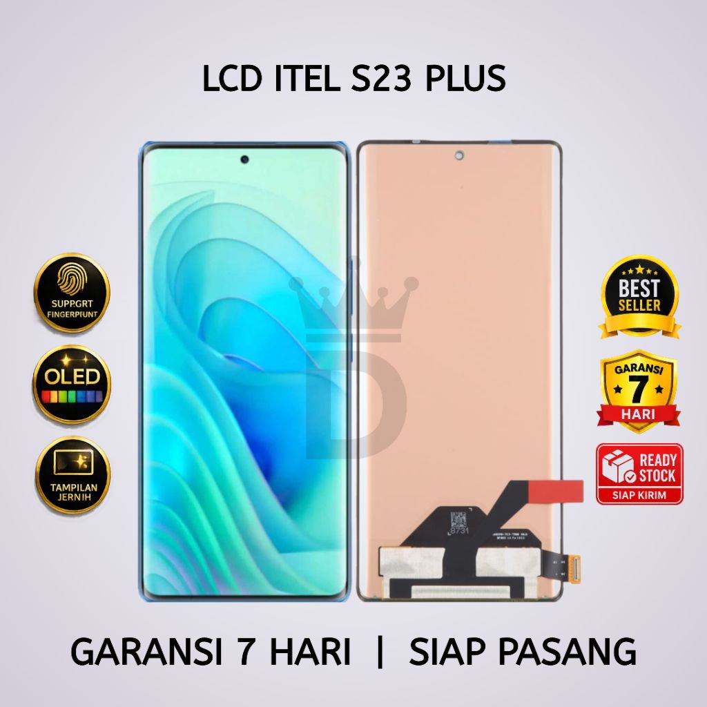 LCD TOUCHSCREEN ITEL S23 PLUS CURVED OLED FINGERPRINT FULLSET