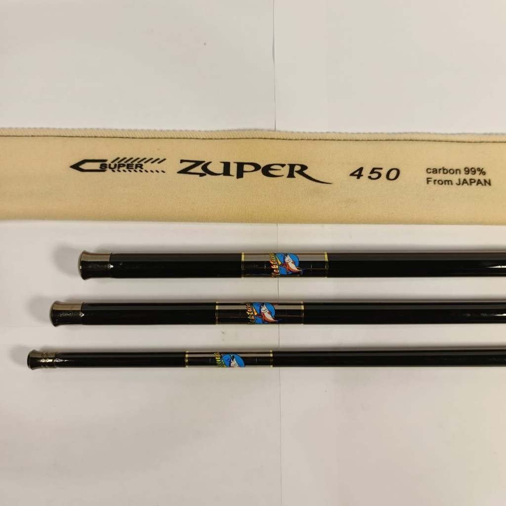 Tegek Carbon Murah Neptuna Zuper 270cm 300cm 360cm 450cm Joran Teleskopik Travel Rod Ruas Panjang Me