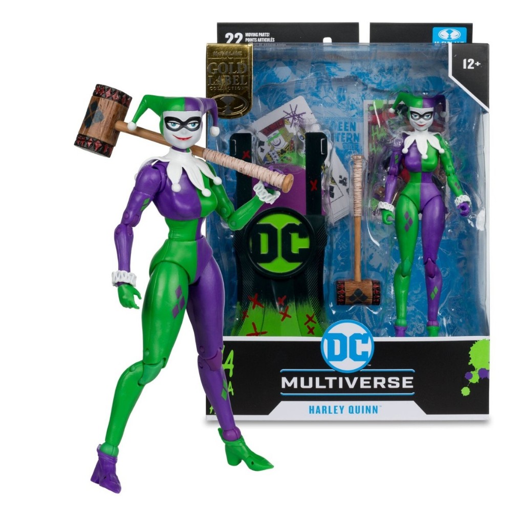 Mcfarlane HARLEY QUINN JOKERIZED GREEN DC Classic Action Figure Toys