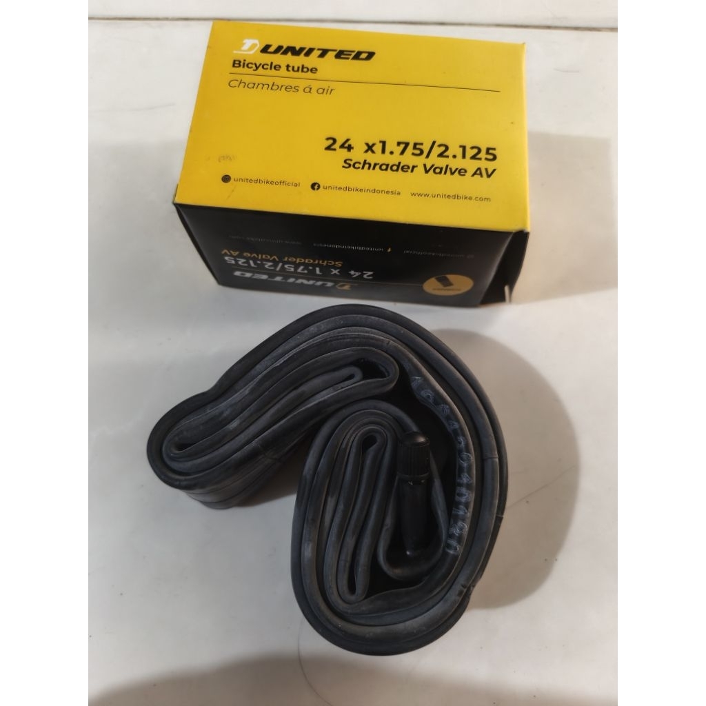 ban dalam sepeda mini mtb 24 x 1.75 / 2.125 united