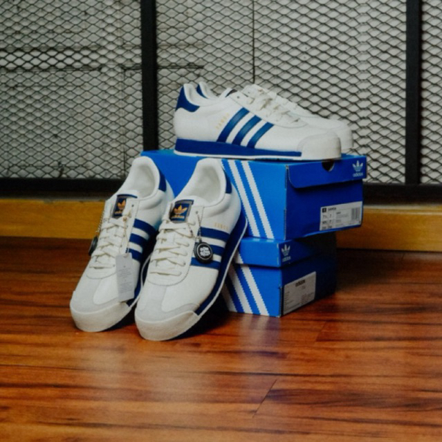 Adidas Samoa White Navy - JQ0047