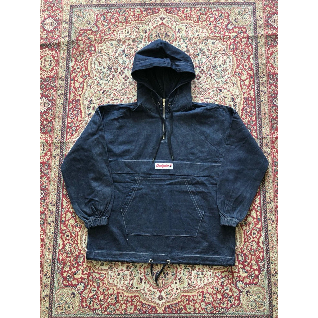 Comme ca anorak denim jacket  Vintage anorak casual jacket Vintage Denim jacket i553