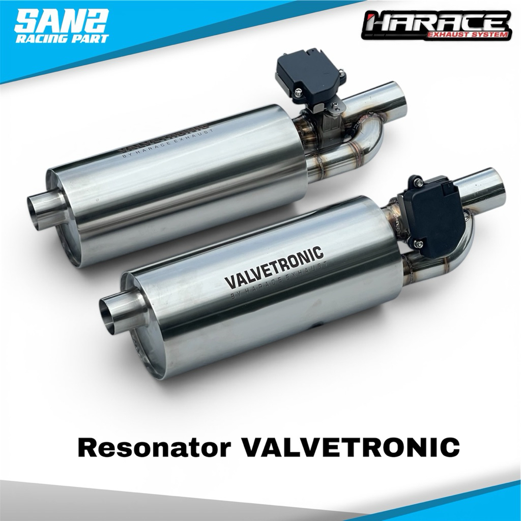 knalpot valvetronic 4 suara Resonator valvetronic mobil universal harace exhaust