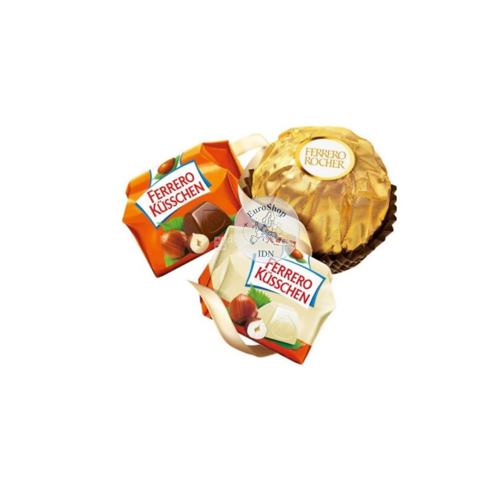 (SATUAN) Coklat Ferrero kusschen rocher pocket coffee giotto hanuta Cokelat Import Jerman Original P