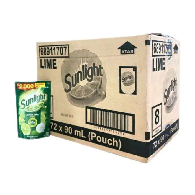 Sunlight 1 Dus Sabun Cuci Piring 1 Dus 72pcs