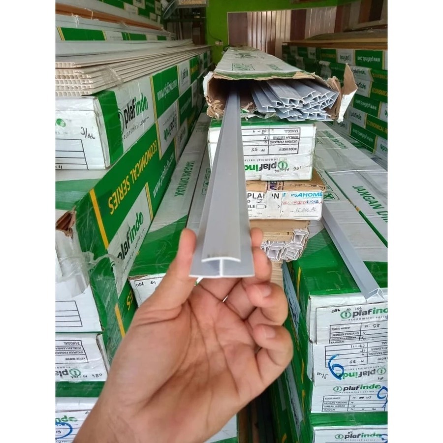 List Plafon PVC Shunda Sambung Putih SB 301