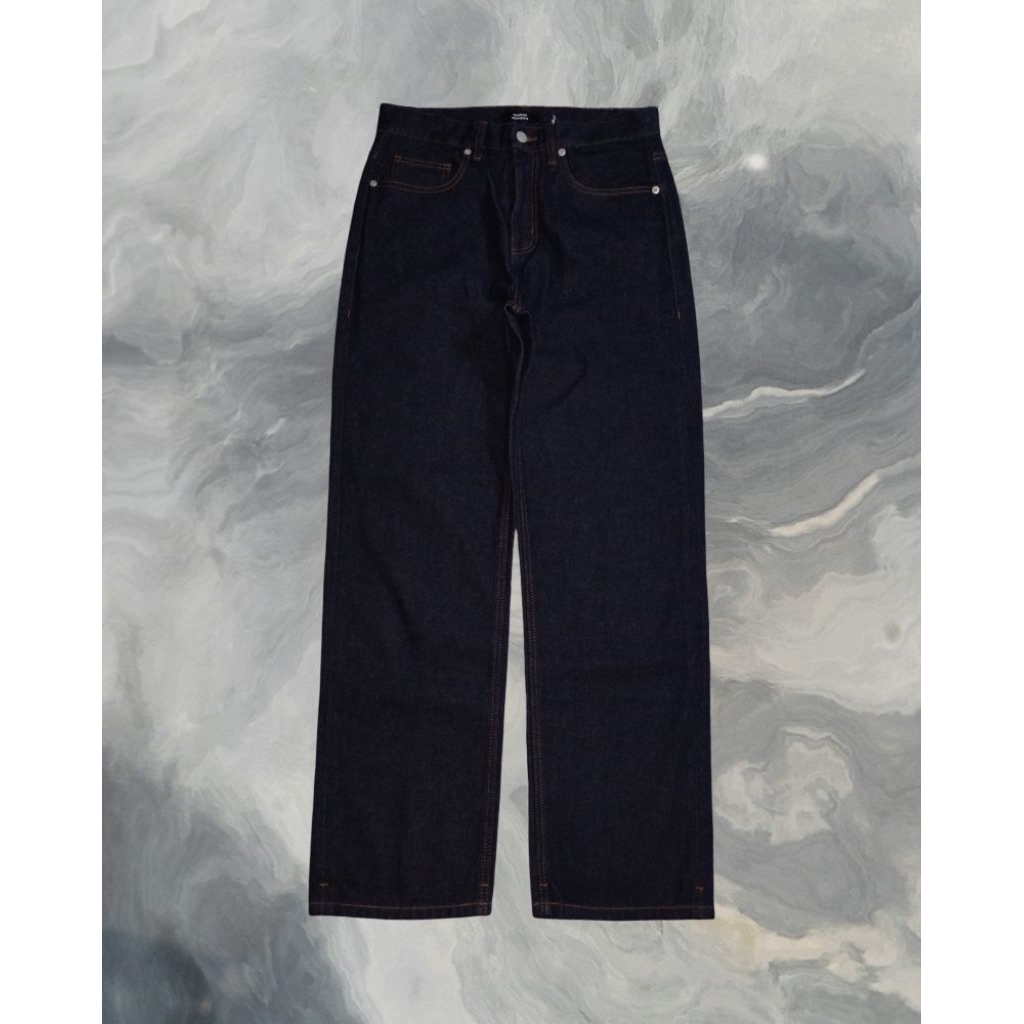 Celana Straight Loose Denim Jeans Standart STANDARD MUSINSA