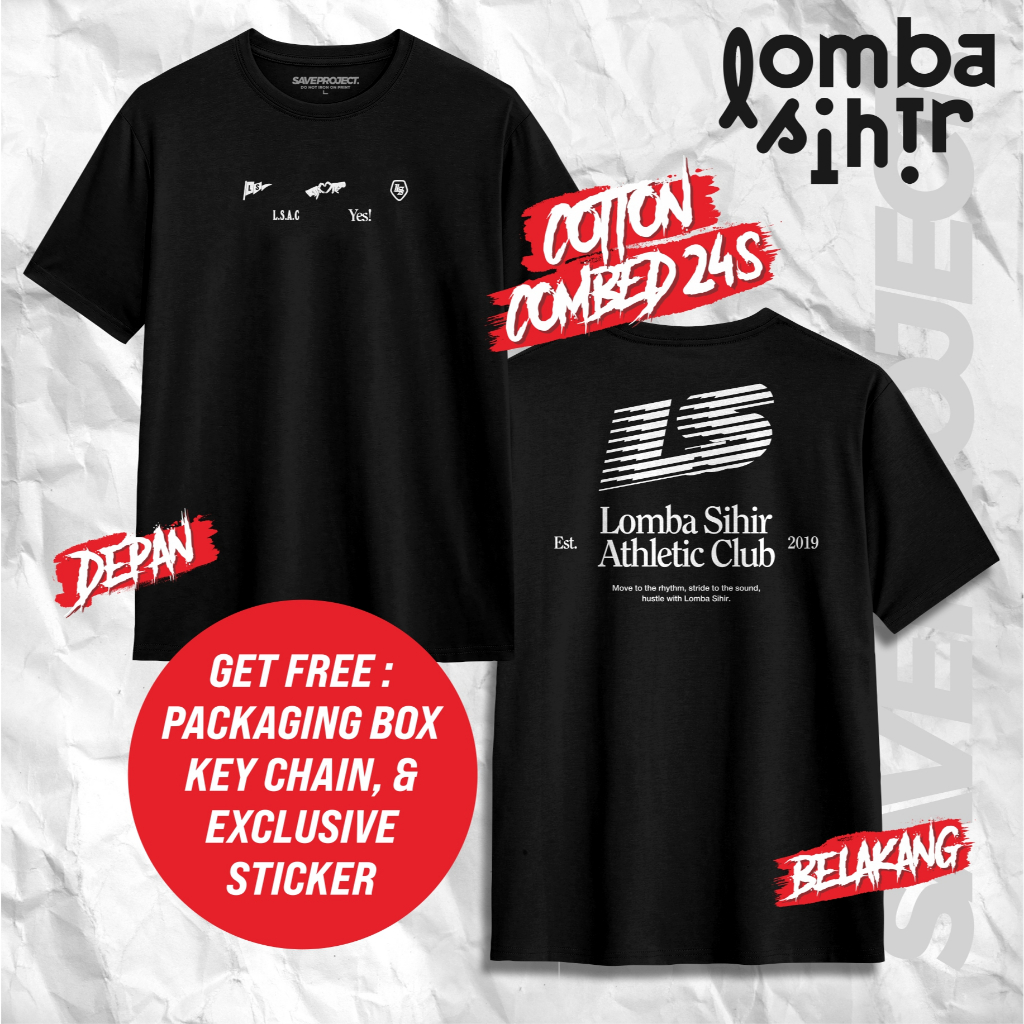 SAVE Project | Kaos Band Lomba Sihir "Series 1" | Baju Lomba Sihir | Lomba Sihir Band Merch | Kaos
