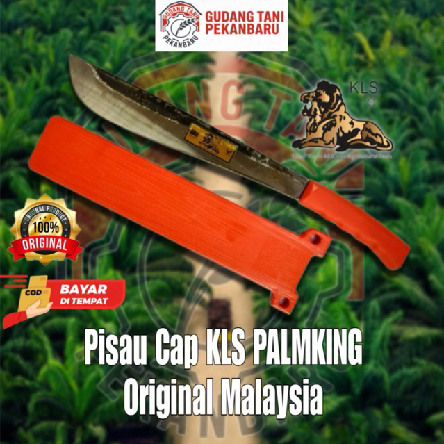 parang KLS PALMKING ORIGINAL Malaysia dilengkapi sarung pelindung panjang 18inch