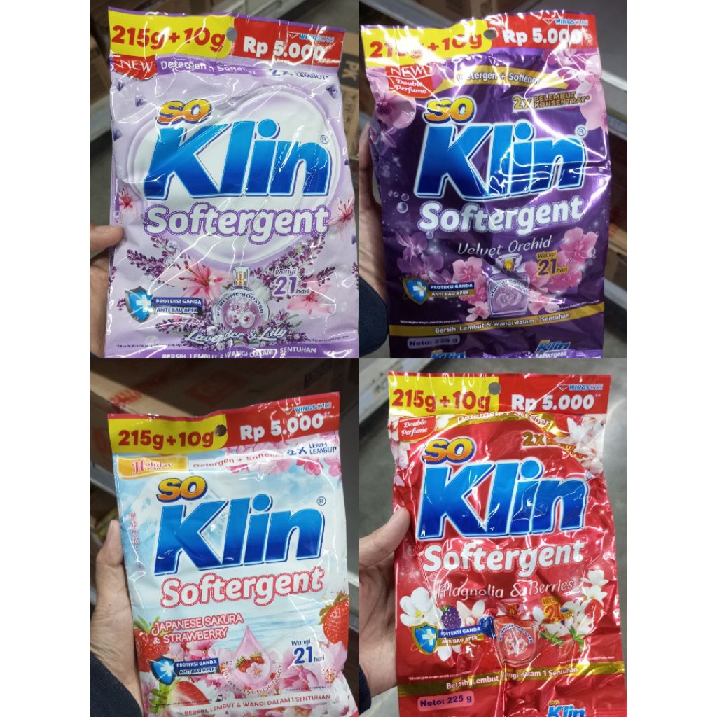 Detergen So Klin 5000 an sabun cuci baju