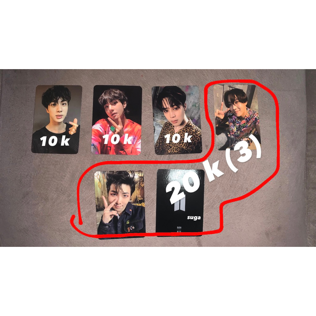 PHOTOCARD BTS LIGHTSTICK (PACKING)