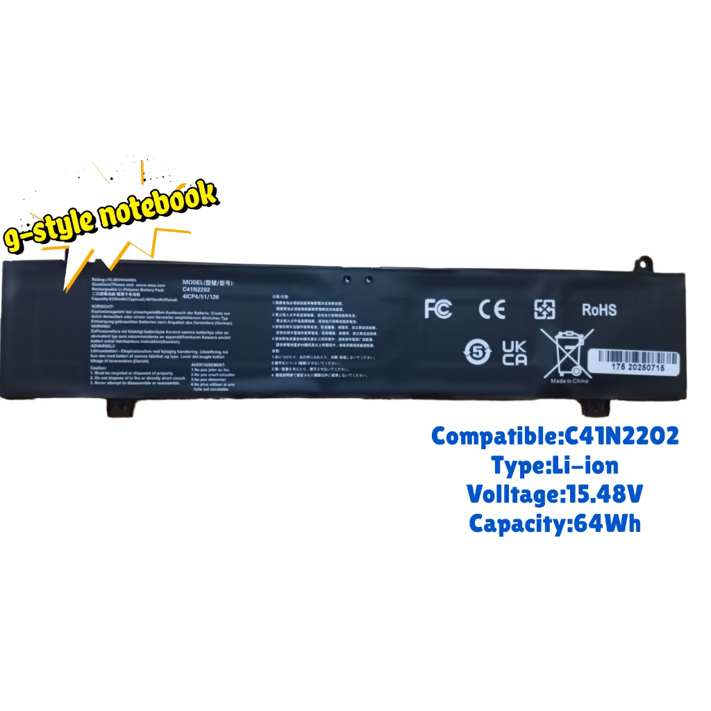 Baterai Laptop Asus C31N2019 C31N2024 Original
