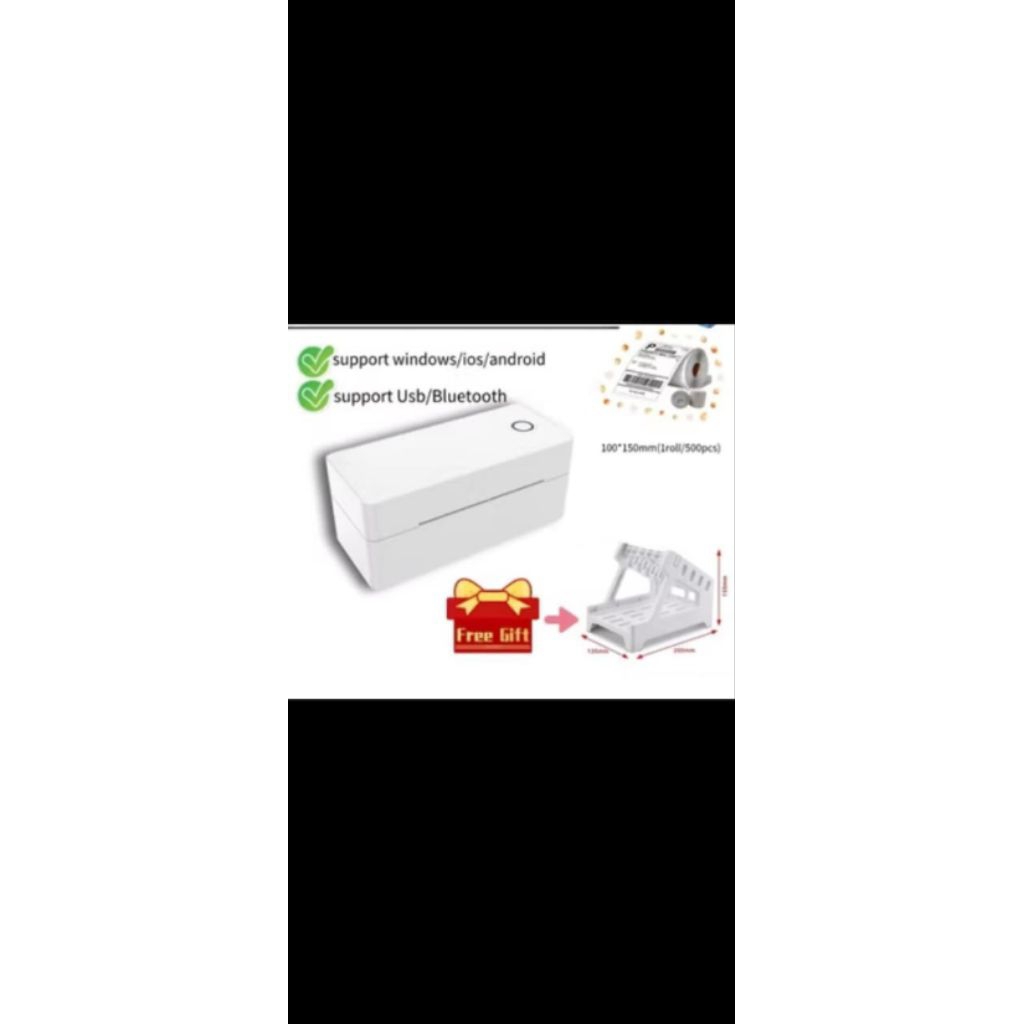 PRINTER BLUETOOTH 100mm CETAK RESI