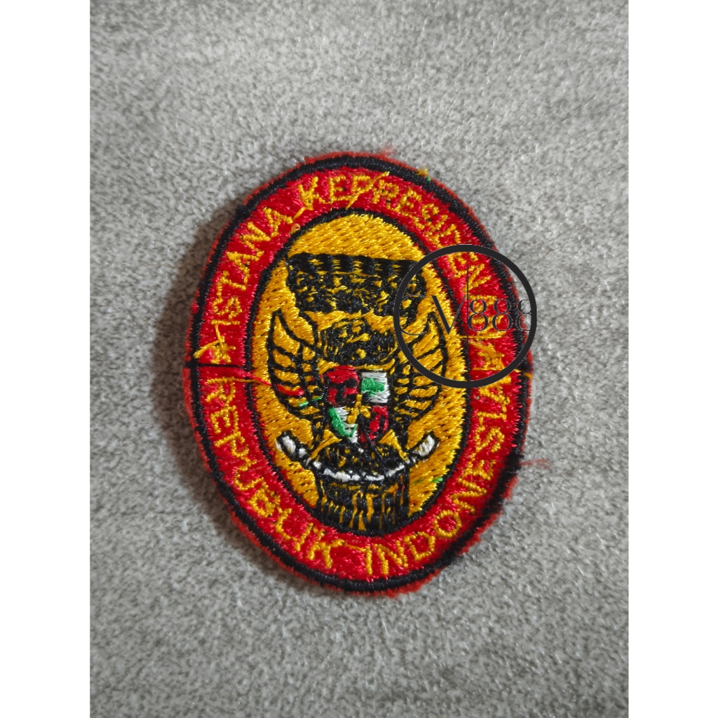 Badge Istana Kepresidenan (Lonjong) - Bet Istana Presiden Indonesia - Bordir Istana Kepresidenan Ind