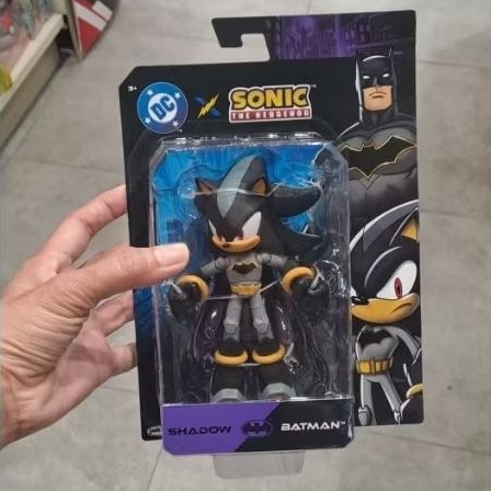 the hedgehog x dc comic shadow x batman