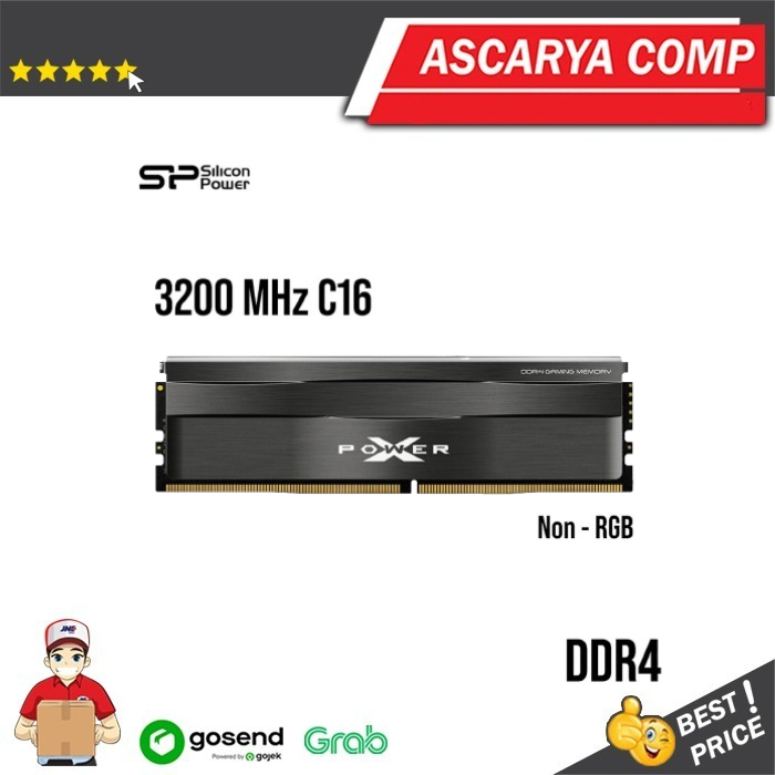 Silicon Power XPOWER Zenith DDR4 16GB 3200MHz C16 Gaming UDIMM Memory