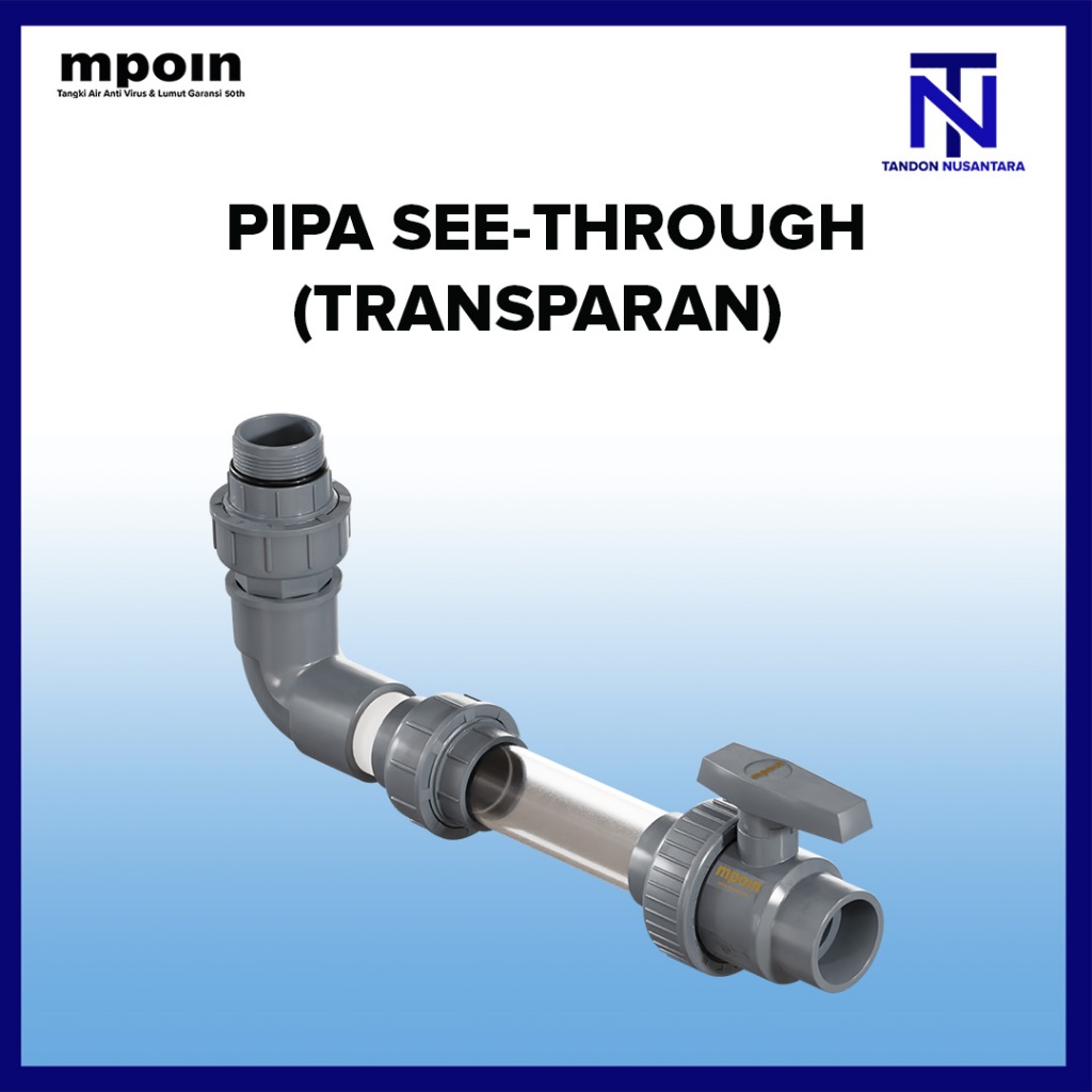 Pipa Transparan Mpoin Drain - Pipa See Through MPOIN DRAIN