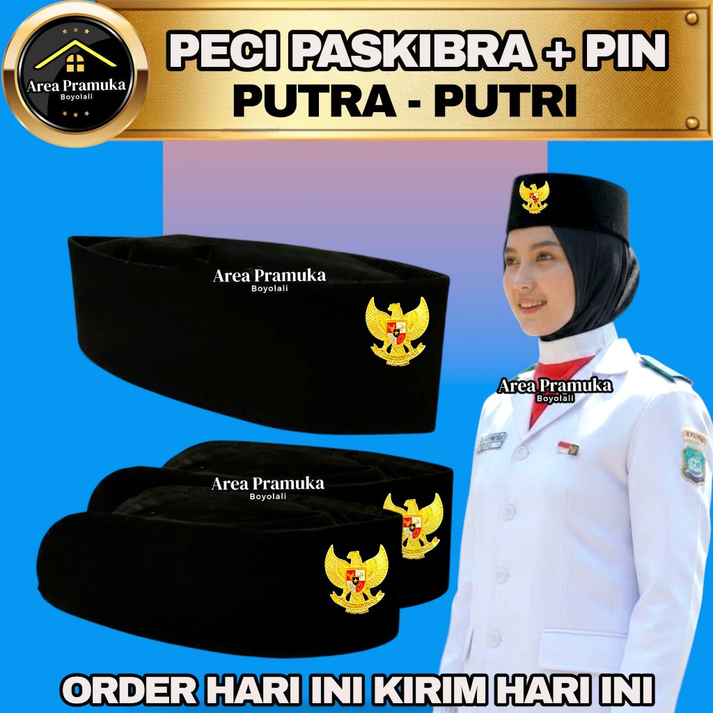 Peci paskibra / peci paskibra putra / peci paskibra putri