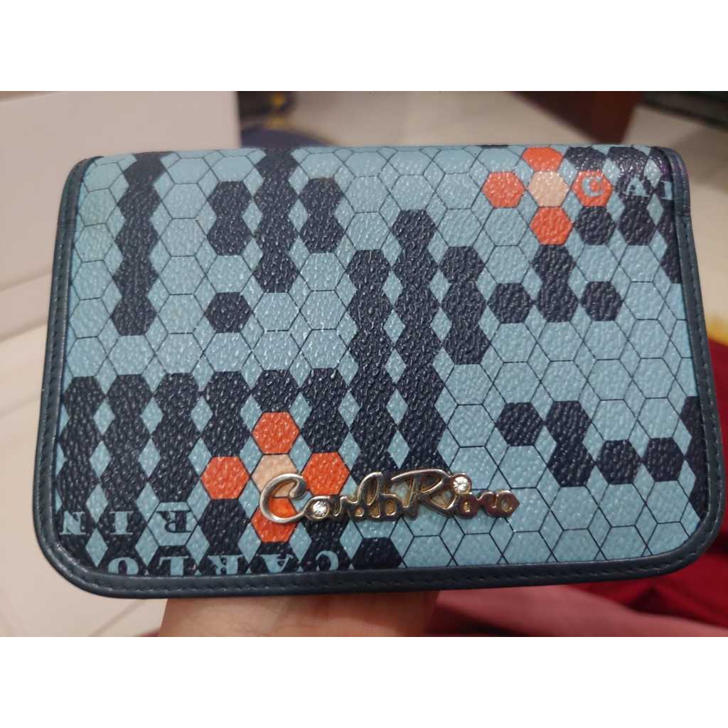 Dompet Lipat Wanita Carlo Rino Preloved Ori