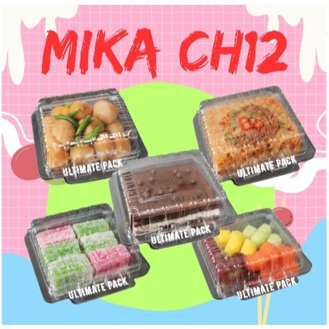 Mika Tart Mini (25pcs)Mika Tray sushi CH12 Mika Kue kecil