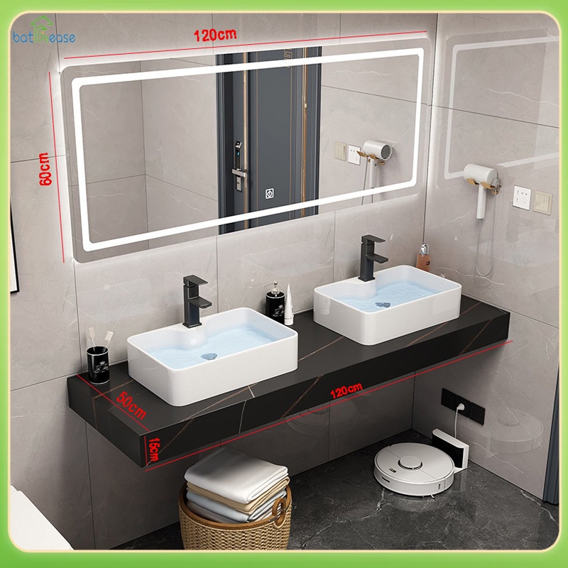 cabinet wastafel Wastafel Kabinet Set Rock Beam Stone kabinet kamar mandi wastafel cabinet Kabinet W