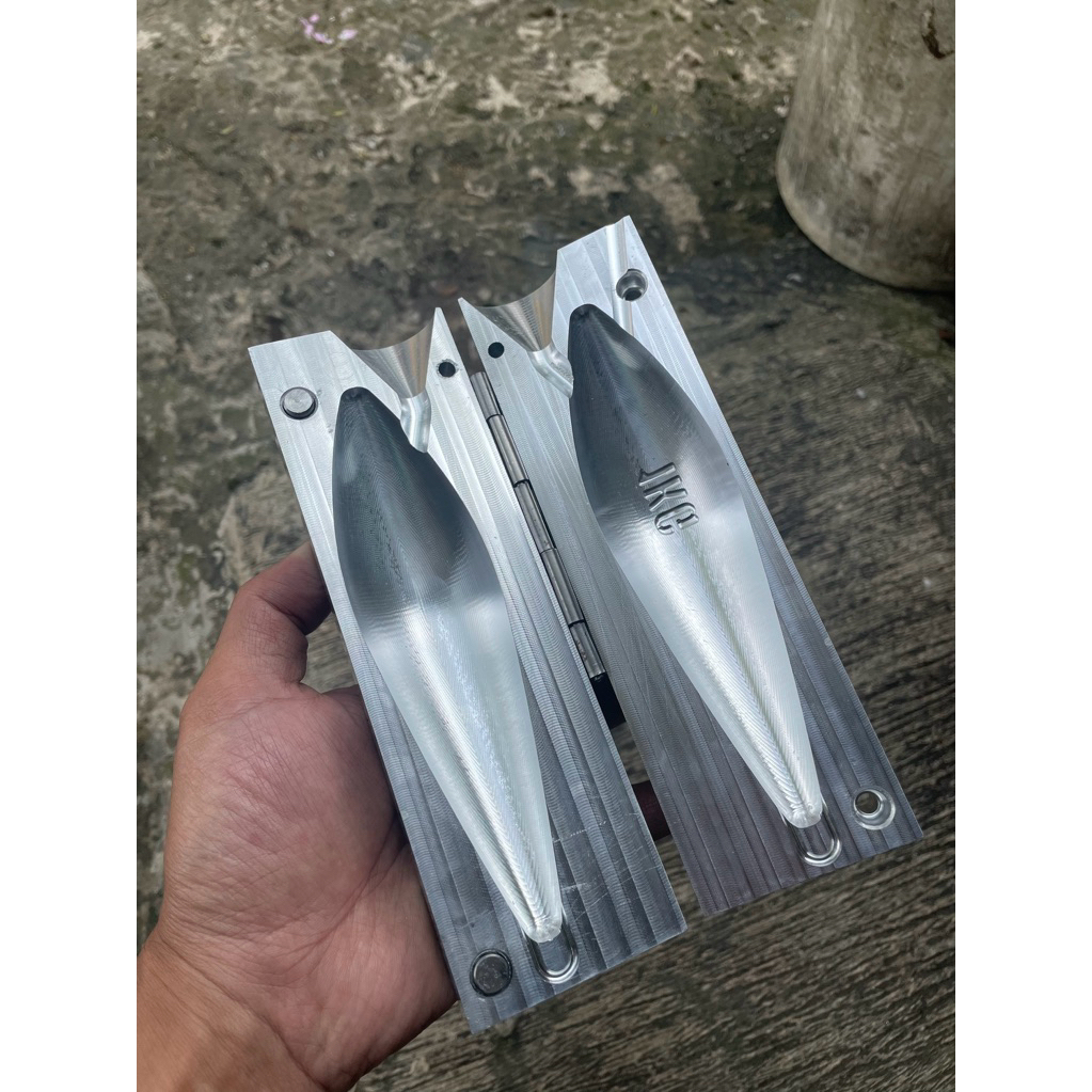 cetakan timah pancing ( 800 gram )