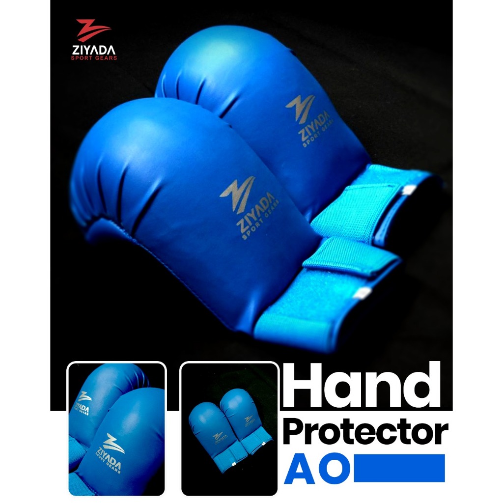 HAND PROTECTOR KARATE ZIYADA GLOVES SARUNG PELINDUNG TANGAN KUMITE JARI TINJU ZIYADA