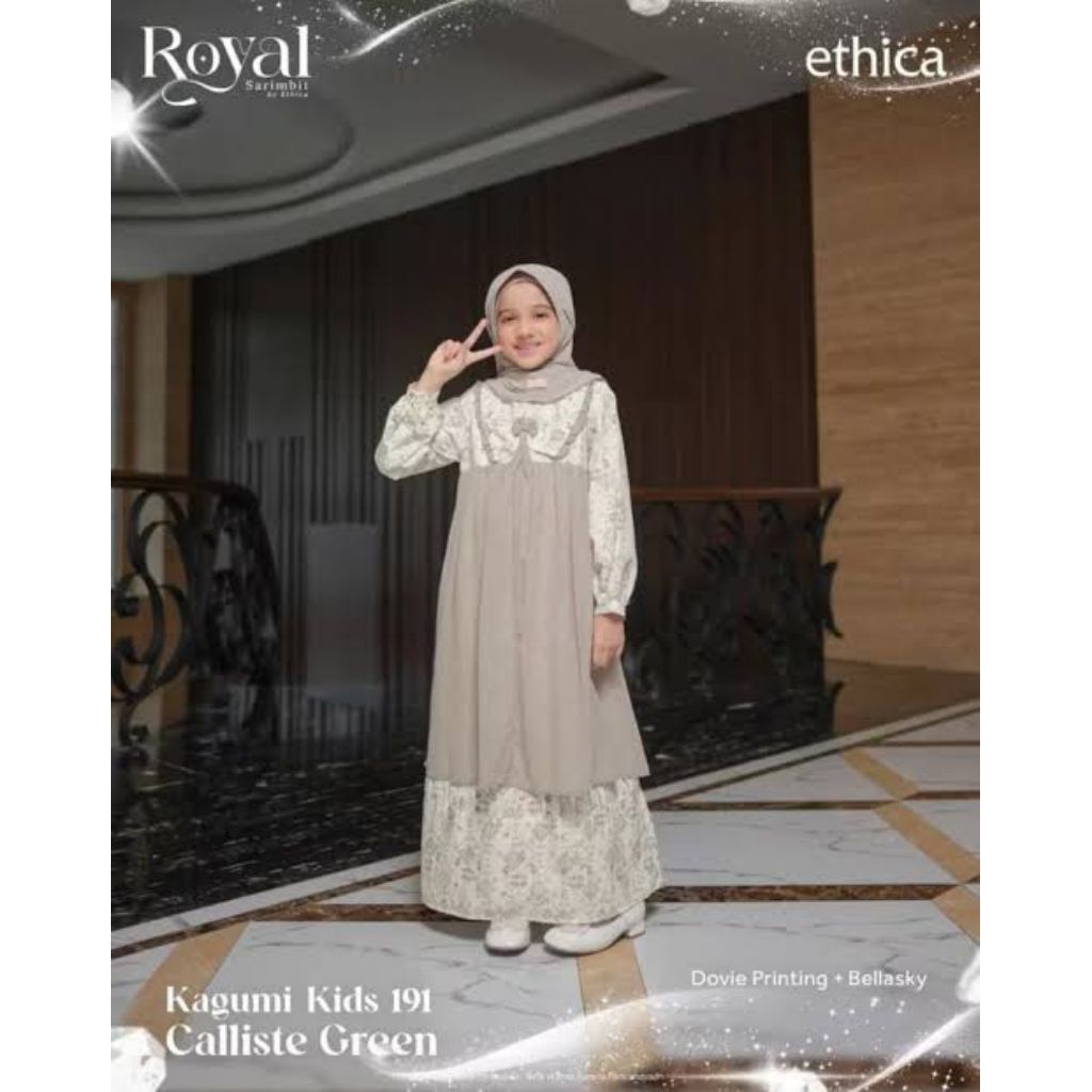Terbaru Ethica Gamis anak kekinian Callista Green