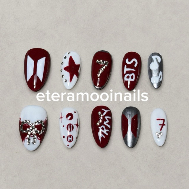 PRESS ON NAILS BTS ARIRANG