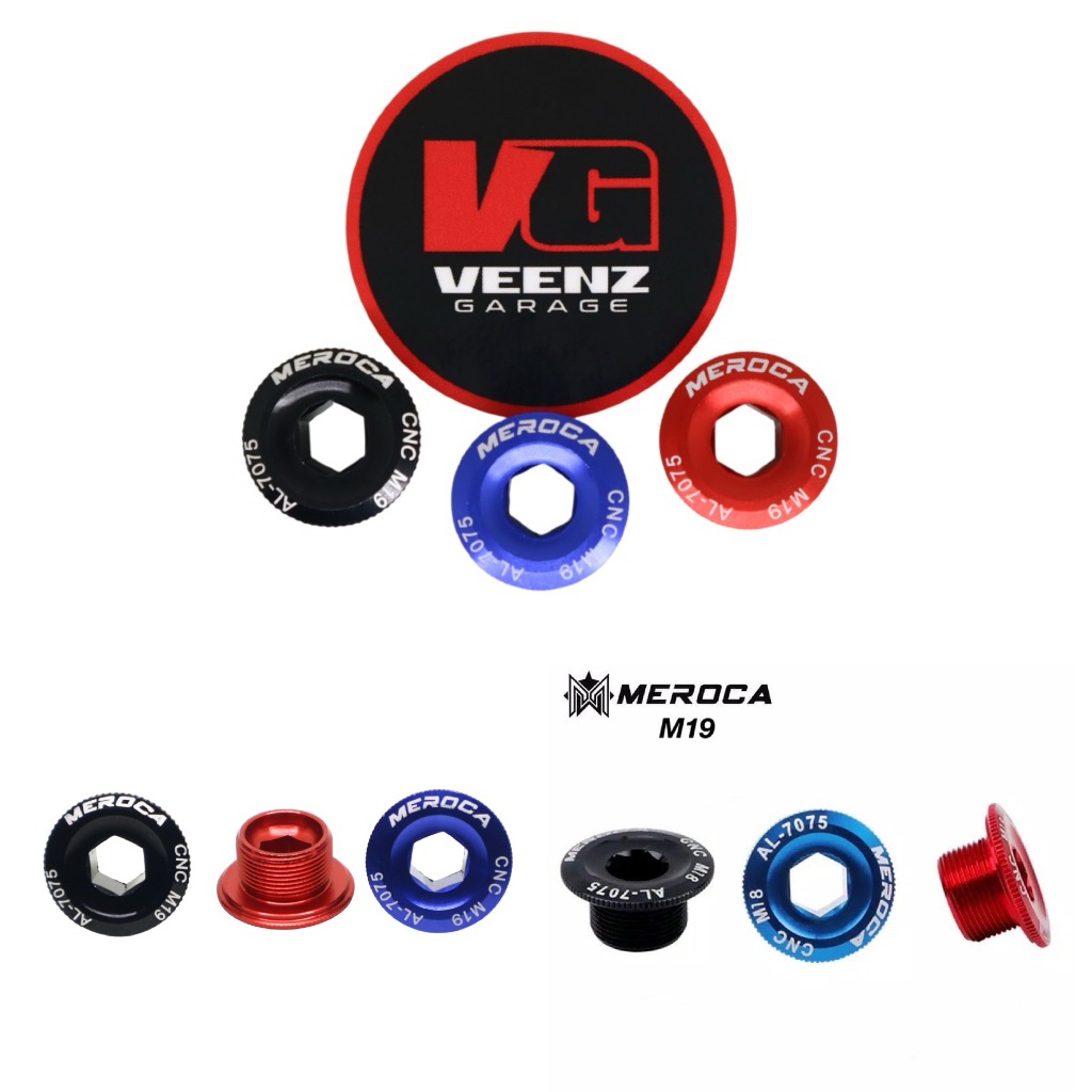Tutup Baut Crank Arm Sepeda MEROCA Hollowtect 2 HT2 M19