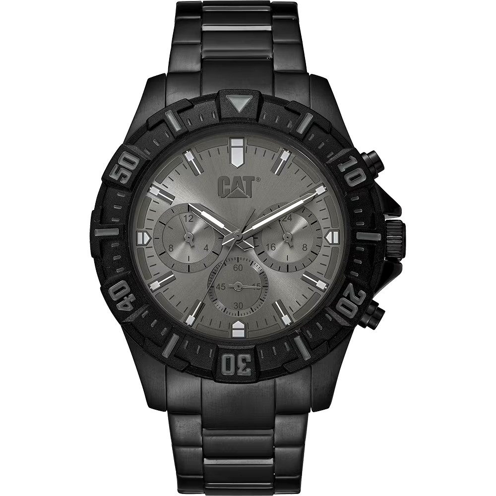 Original 100% Jam Tangan Pria CAT Moto Multi PZ.169.12.121 Stainless Steel Strap Garansi Resmi 2 Tah