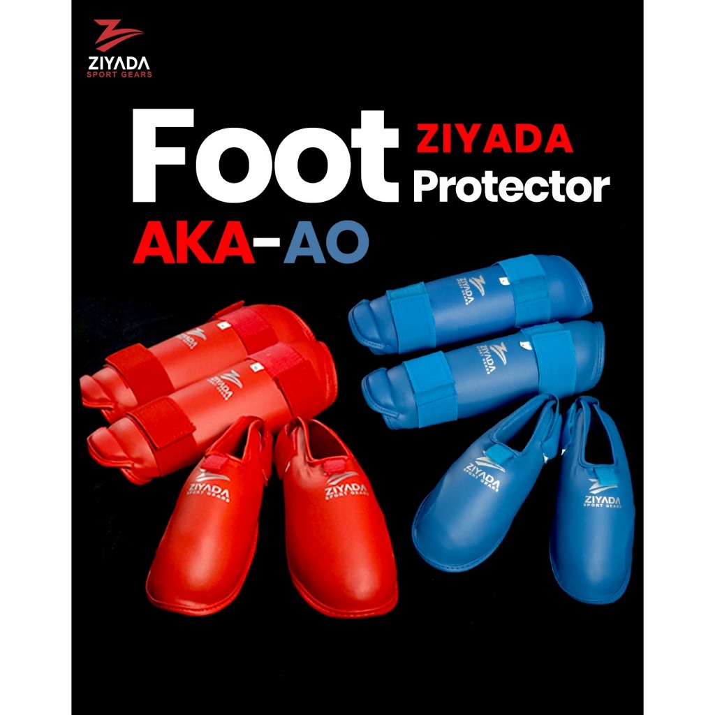 FOOT PROTECTOR KARATE DEKKER PELINDUNG KAKI MEREK ZIYADA