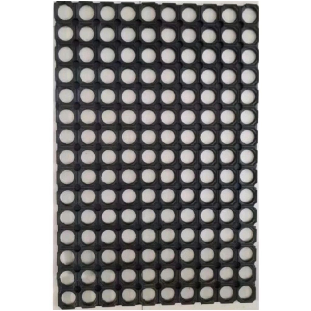 Keset Karet Bolong/ Keset Ring Mat/ Keset Karet Bolong Ring Mat Anti slip ukuran 40 x 60 cm