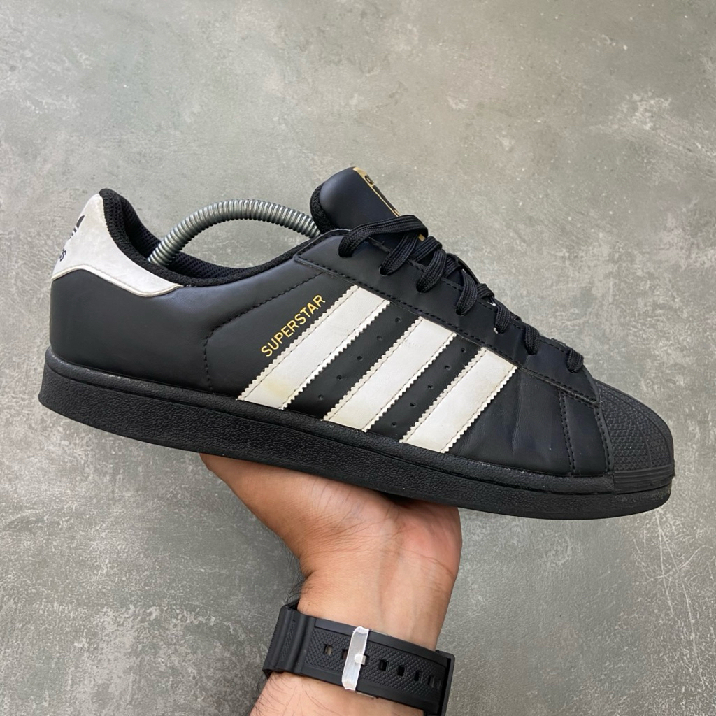 [Size 44] Adidas Superstar ‘Core Black White’ (EG4959) Second Original Kondisi Mulus No Minus. Harga