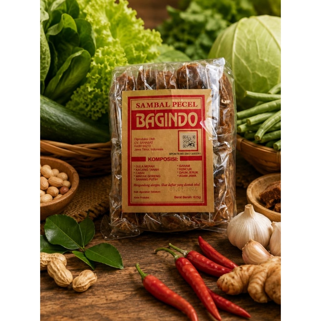 bumbu pecel bagindo / sambel bumbu pecel bagindo / bumbu pecel instan