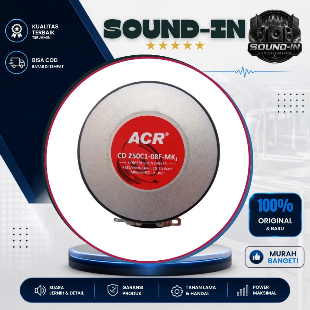 Driver Tweeter ACR CD 1 250C1-08 (CD1) Tweeter ACR CD1