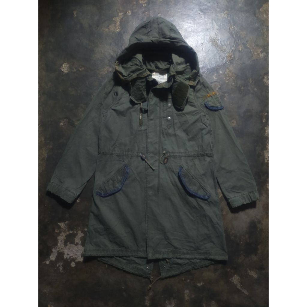 Cube sugar M-51 Military fishtail parka jaket