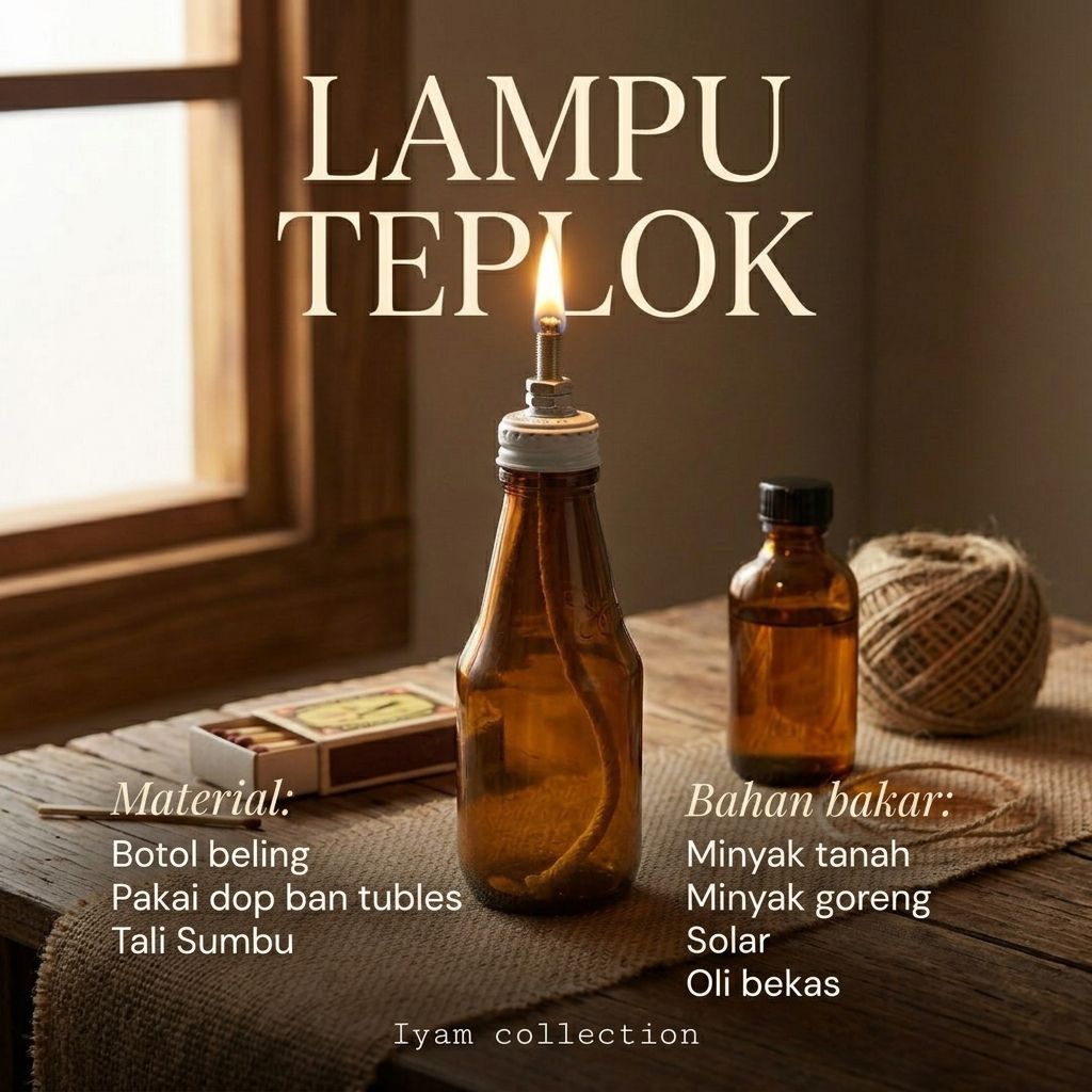 lampu ublik minyak tanah - lampu teplok