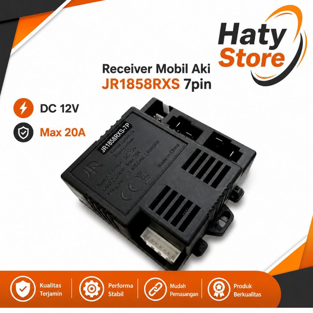 Receiver Mobil Mainan Aki ZCY1810RX JR1810RX 7 pin 12V