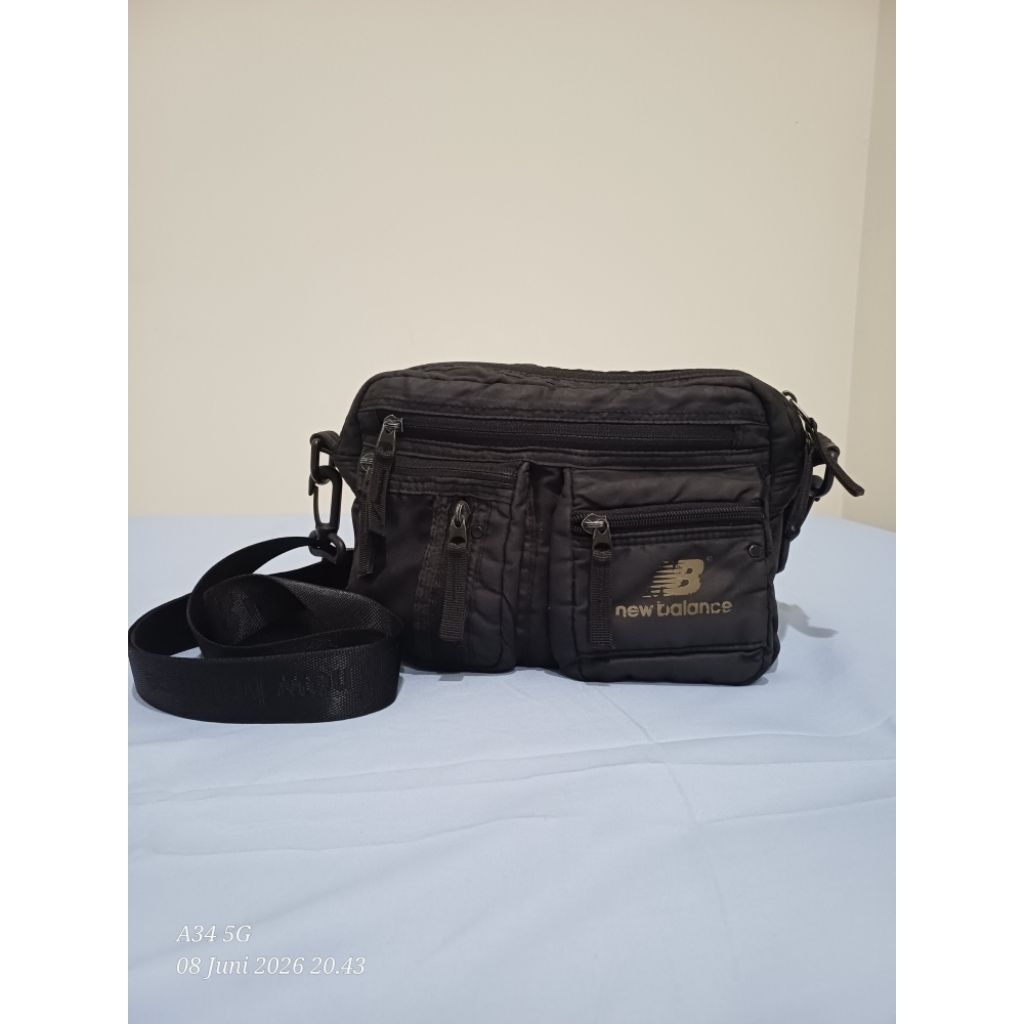 SlingBag Pria Full Black NB