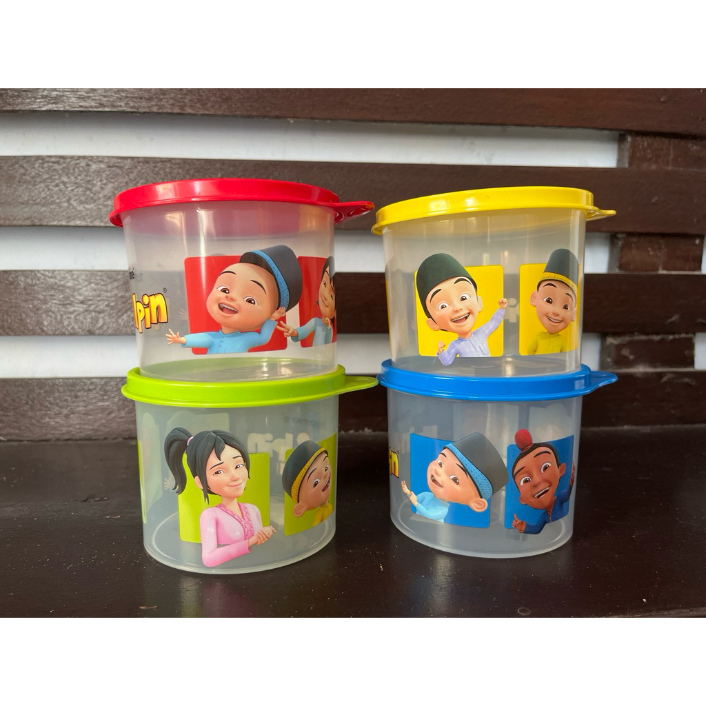 TOPLES UPIN IPIN TUPPERWARE TOples karakter