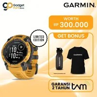 Garmin Instinct 3 Solar 45mm II 50mm - Sunburst Grey Garansi Resmi TAM 2 Tahun - 45mm Sunburst