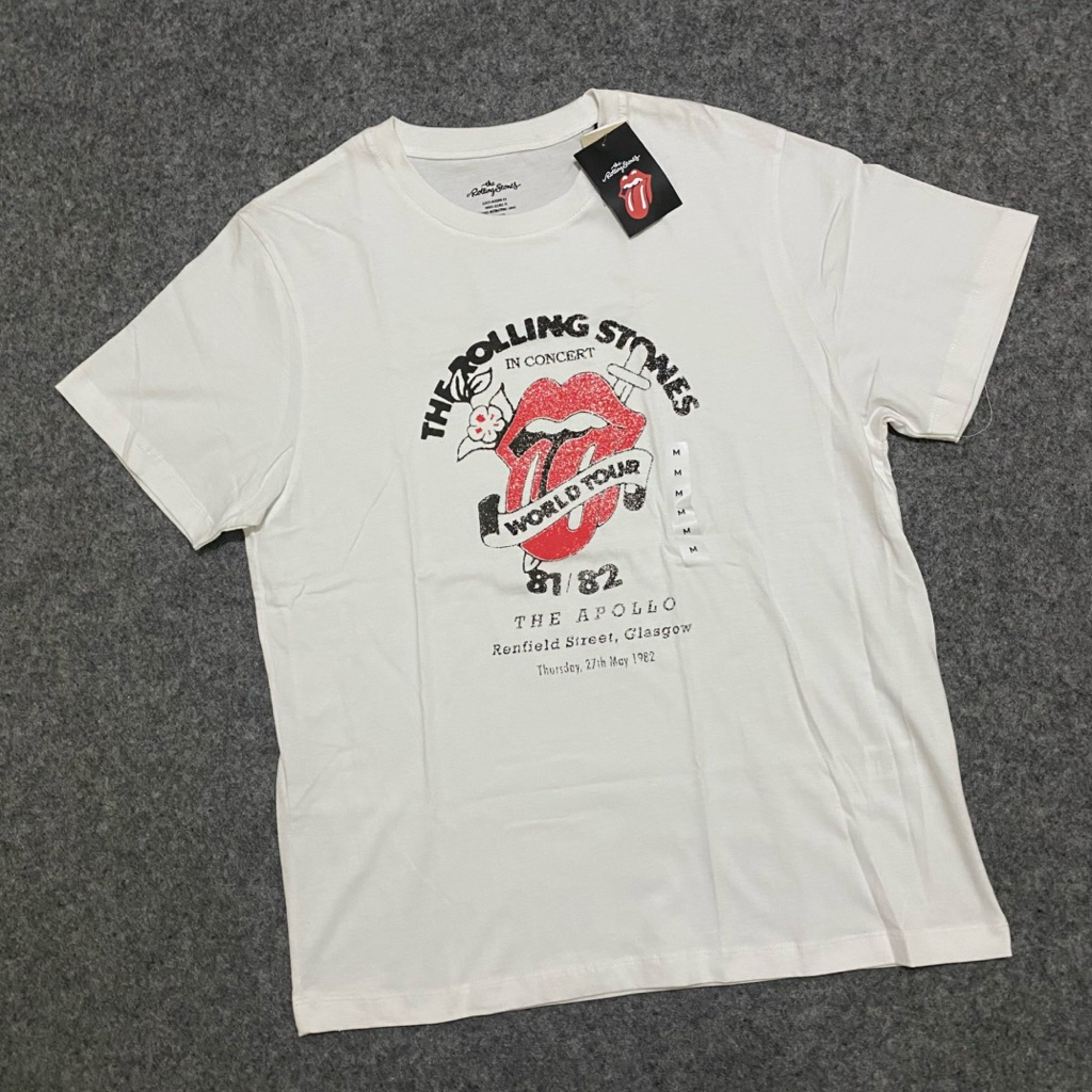 The Rolling Stones Tour 82 Original Kaos Band