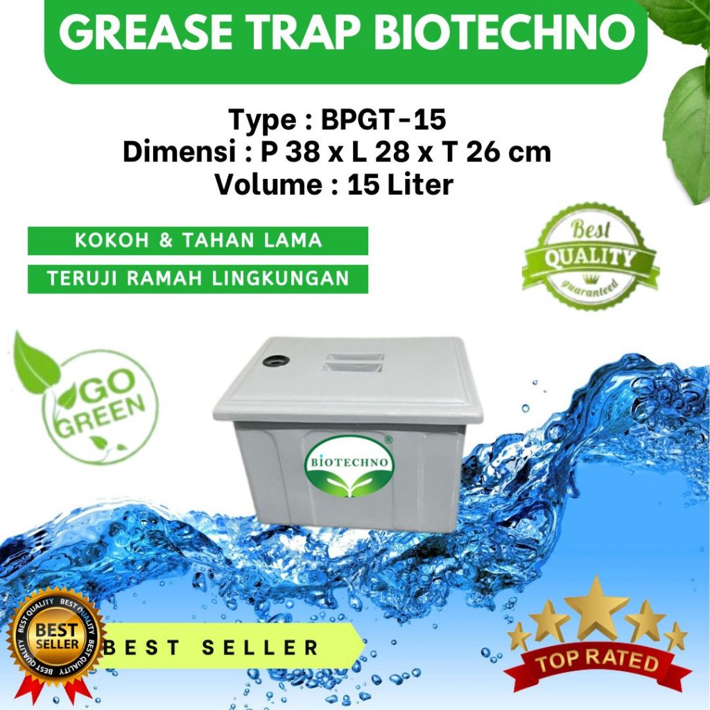 Grease trap Biotechno- Biotechno Grease trap 15 liter - Grease trap