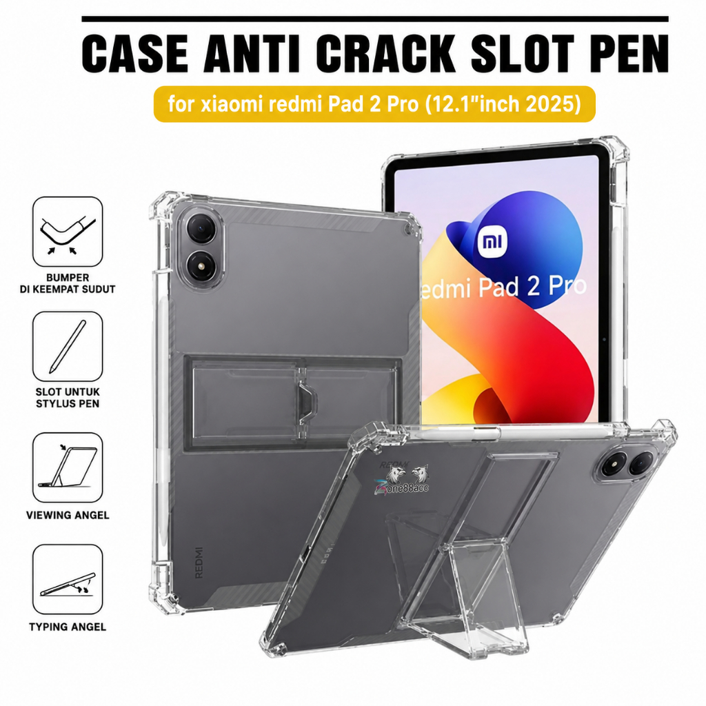 Silicon Redmi Pad 2 pro 12.1"inch 2025 / Casing Redmi Pad 2 pro / case Redmi Pad 2 pro / softcase re