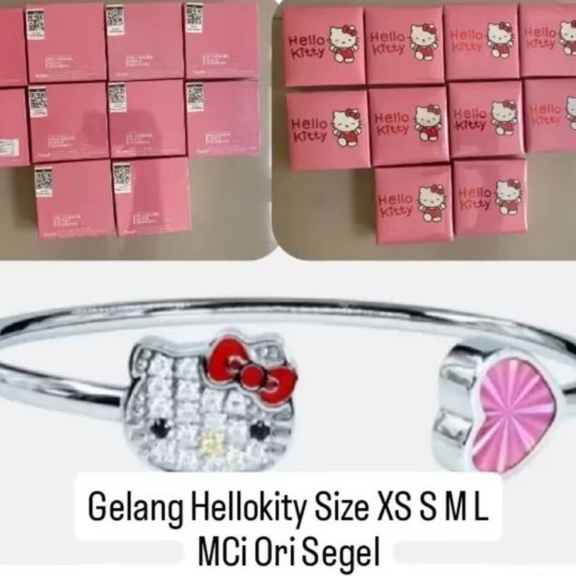 Hello Kitty HK Gelang MCi Ori Segel