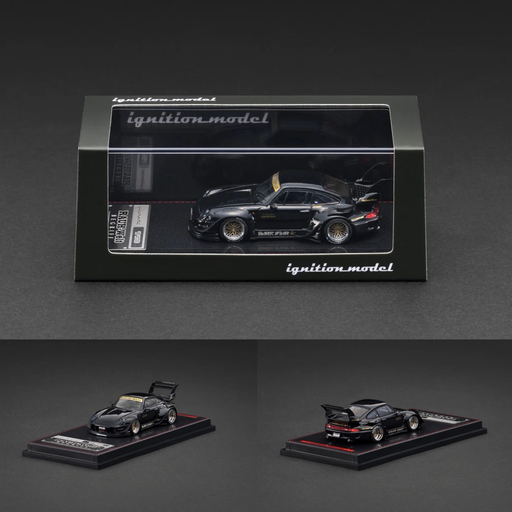 Ignition Model 1:64 RWB 993 Black Dark Star