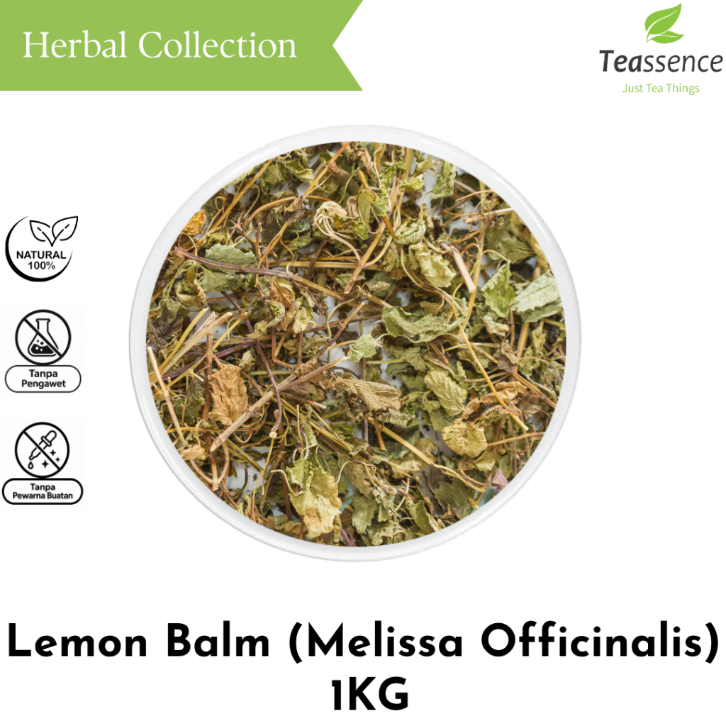 Dried Lemon Balm Pure (Melissa Officinalis) / Teh Daun Lemon Balm / Daun Madu Limau Kering Murni Bul